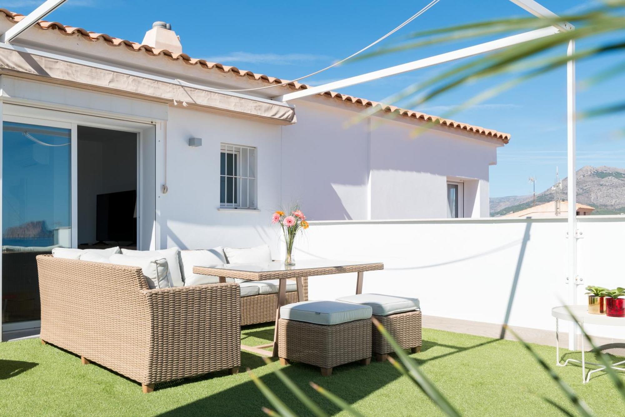 Atico Vistas Al Mar, Terraza, Piscina Y Parking By Vero Алтеа Екстер'єр фото