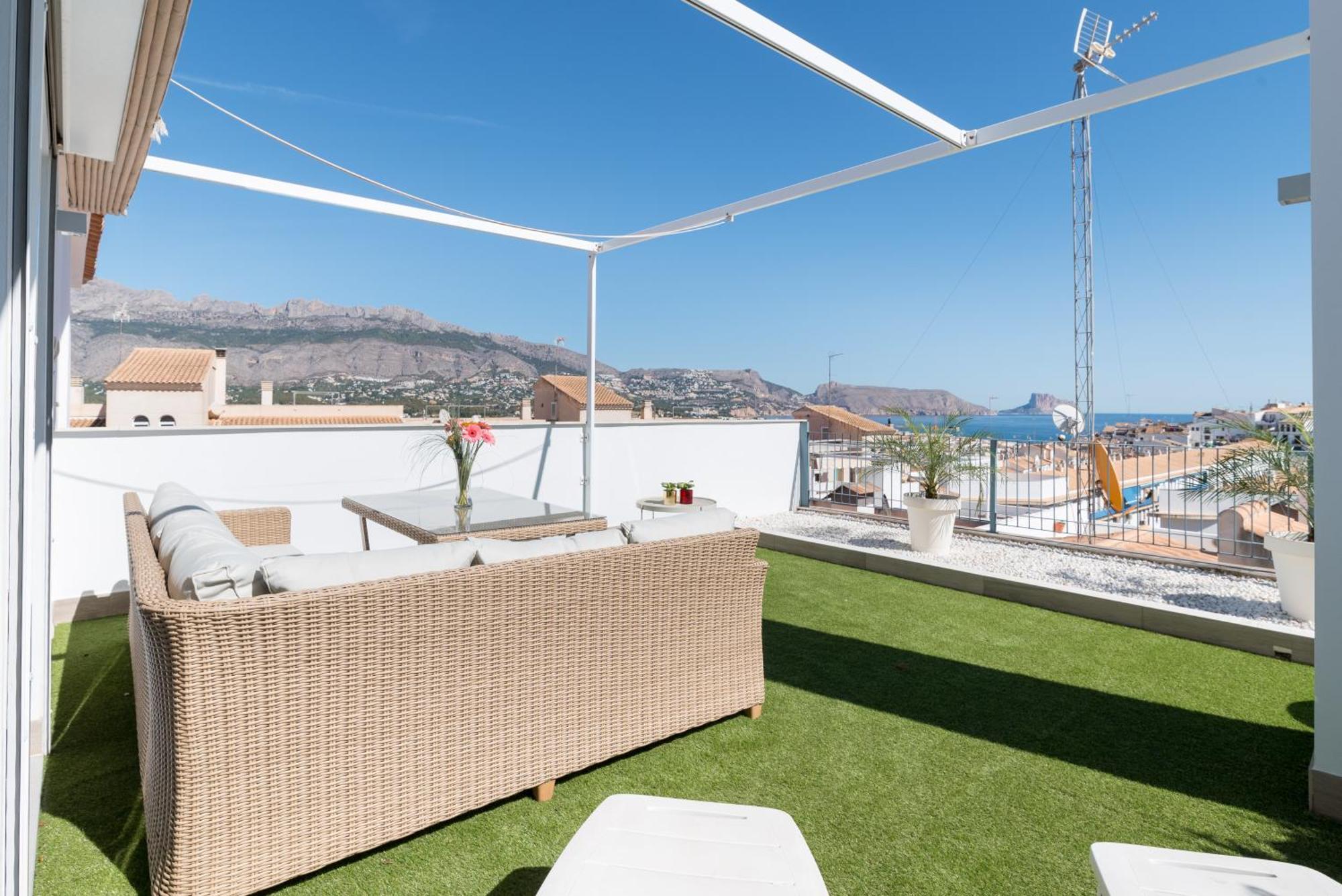 Atico Vistas Al Mar, Terraza, Piscina Y Parking By Vero Алтеа Екстер'єр фото